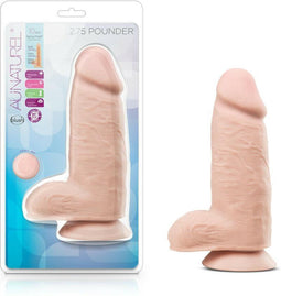 Au Naturel dikke dildo met zuignap