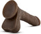 Au Naturel Mr Perfect dildo 22 cm - Chocolade