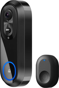 Audyn Video Deurbel met Camera - Draadloze - Slimme Deurbel - WiFi - 1080P - Geen Abonnement - Incl.