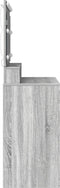 vidaXL - Grijze - Sonoma - Kaptafel - met - LED-verlichting - - - 100x41x135 - cm