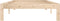 vidaXL - Bedframe - massief - grenenhout - 100x200 - cm
