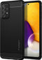 Spigen Galaxy A72 - Rugged Armor - TPU backcover - Zwart