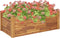 vidaXL - Plantenbak - verhoogd - 110x60x44 - cm - massief - acaciahout