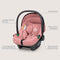 Lionelo Astrid i-Size Autostoel - ADAC 5-sterren - 40-87 cm - RWF - Memory Foam - Verstelbare hoofdsteun (7 cm) - Holmbergs gordels - Compatibel met ISOFIX-base & kinderwagen - Roze