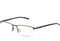 Men'Spectacle frame Porsche Design P8371-D-54 ø 54 mm Brown