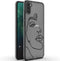iMoshion Hoesje Geschikt voor Samsung Galaxy M11 / A11 Hoesje Siliconen - iMoshion Design hoesje - Transparant / Zwart / Line Art Woman Black