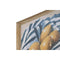 Schilderij Home ESPRIT Geel Blauw Wit Groen Fruit Mediterrane 60 x 2,5 x 45 cm (2 Stuks)