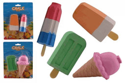 Johntoy - Stoepkrijt 2x IJsje - Set van 2 stuks