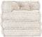 vidaXL - Poef - modulair - stof - beige
