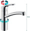 Hansgrohe Focus M41 - Keukenmengkraan - Ééngreeps bediening 360° - Chroom