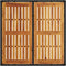 vidaXL Tuintafel met acaciahouten blad 90x90x75 cm poly rattan zwart