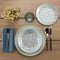 Serviesset Versa BREEZE Blauw Porselein 18 Onderdelen