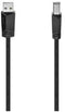 Hama 00200602 - USB A naar USB B Kabel - 150 cm - High-speed 480 Mbps - Zwart