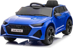 Audi RS6 Kinderauto Blauw | 12V
