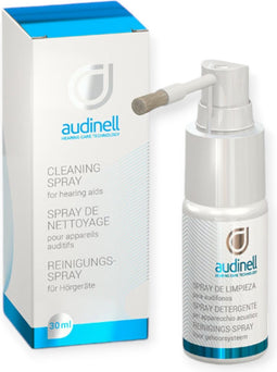 Audinell reinigingsspray met borstel 30ml - Spray voor hoortoestellen