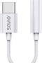 Audio-adapter - USB type 3.1 C (M) - Jack 3,5 mm (F) - Wit SAVIO AK-51