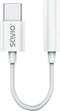Audio-adapter - USB type 3.1 C (M) - Jack 3,5 mm (F) - Wit SAVIO AK-51