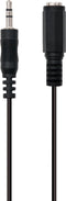 Audio Jack Cable (3.5mm) Ewent Black