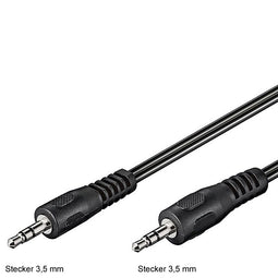 Audio-video cable 1.5 meters with 3.5 mm jack plug