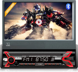 Audiocore AC9100 Auto Digitale Radio Zwart, Rood + Sony MDR-ZX110A Hoofdtelefoon