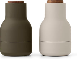 Audo Copenhagen Bottle Grinder Small Peper- En Zoutmolen Set 2 Green/Beige