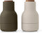 Audo Copenhagen Bottle Grinder Small Peper- En Zoutmolen Set 2 Green/Beige