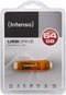 Intenso Rainbow Line USB stick - 64GB - 28 MB/s lezen - Oranje (3 stuks)