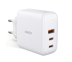 AUEKY Omnia Mix 3 PA-B6S Wall Charger 1x USB 2x USB-C Power Delivery 3.0 90W White