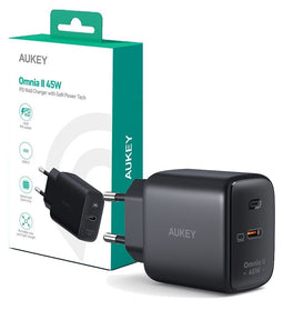 AUEKY PA-B2T wall charger 1x USB-C Power Delivery 3.0 45W QC PPS