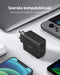 AUEKY Swift Series PA-F3S Wall charger 1x USB 1x USB-C Power Delivery 3.0 32W Black