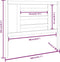 vidaXL - Hoofdbord - 106x4x100 - cm - massief - grenenhout - honingbruin