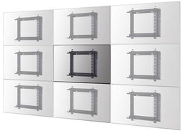 Neomounts WL95-800BL1 - Videowall wandsteun - Geschikt voor schermen t/m 70" - Verstelbare hoogte en kanteling (1x)