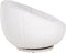 Richmond Draaifauteuil Kendall white furry (Himalaya 900 white furry)