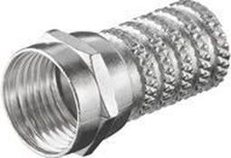 Aufdreh-F-Stekker Kabeldiameter: 6 Mm Goobay