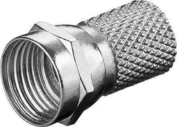 Aufdreh-F-Stekker Kabeldiameter: 7 Mm Goobay