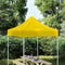 vidaXL - Partytentdak 270 g/m² - 2x2 m UV- en waterbestendig - Geel