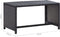 vidaXL - Salontafel - 70x40x38 - cm - poly - rattan - zwart