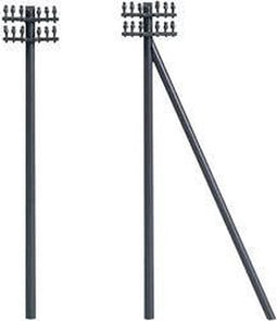 Auhagen 41204 H0 telegraafmasten (12 stuks) Bouwpakket