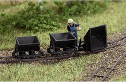 Auhagen 43702 TT 3-delige set kieplorrie-replicas (dummy) Dummy