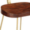 vidaXL - Barkrukken - 2 - st - 49x43x103 - cm - massief - mangohout