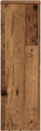 vidaXL - Plantenstandaards - 2 - st - 25x25x80 - cm - bewerkt - hout - oud - houtkleurig
