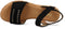 Gabor Sandalen 62.740.47 - Platte sandalen - Leer - Zwart - Maat 40