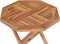 vidaXL - Tuintafel - inklapbaar - 45x45x45 - cm - massief - teakhout