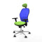 Piqueras y Crespo 3D086G1 - Bureaustoel - Verstelbare hoogte met armleuning - Pistache