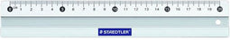 Liniaal Staedtler 563 200mm aluminium - 10 stuks