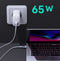 AUKEY PA-B3 GaN Omnia Mix wall charger 65 W 2xUSB (1xUSB-C & 1xUSB-A) White