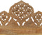 vidaXL - Kamerscherm - 3 - panelen - handgesneden - 120x165 - cm - massief - mangohout