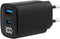 Gembird TA-UC-PDQC30LCD-BK-01 - Oplader - 30W Quick Charge 3.0 - Zwart