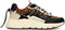 POSH by Poelman CARI - Dames Sneakers - Chunky zool 4 cm met panterprint - Bordeaux