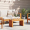 vidaXL - Tuin - Koffietafel - 70x35x35 - cm - Massief - Acaciahout